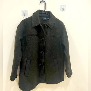 Vero Moda Olive Green Wool Coat